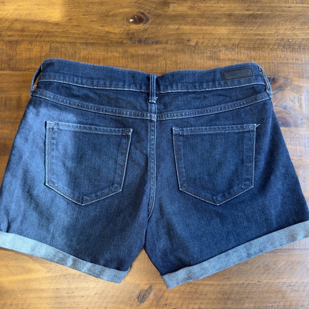 Abercrombie‎ and fitch dark wash denim shorts size 25 - Picture 4 of 4
